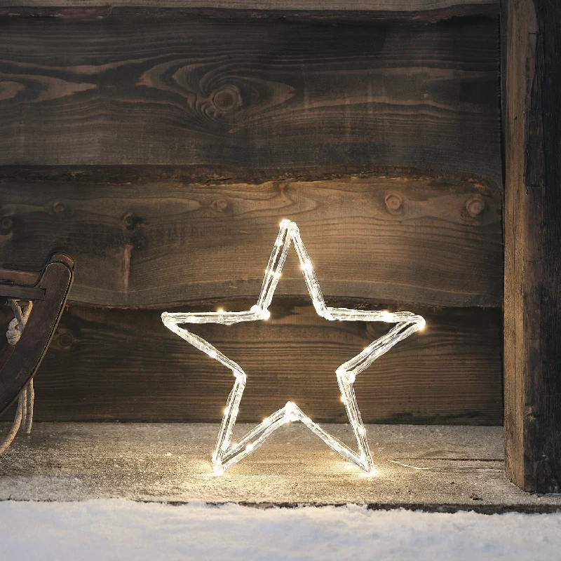 31cm Gold Star Silhouette LED 3D Acrylic Light