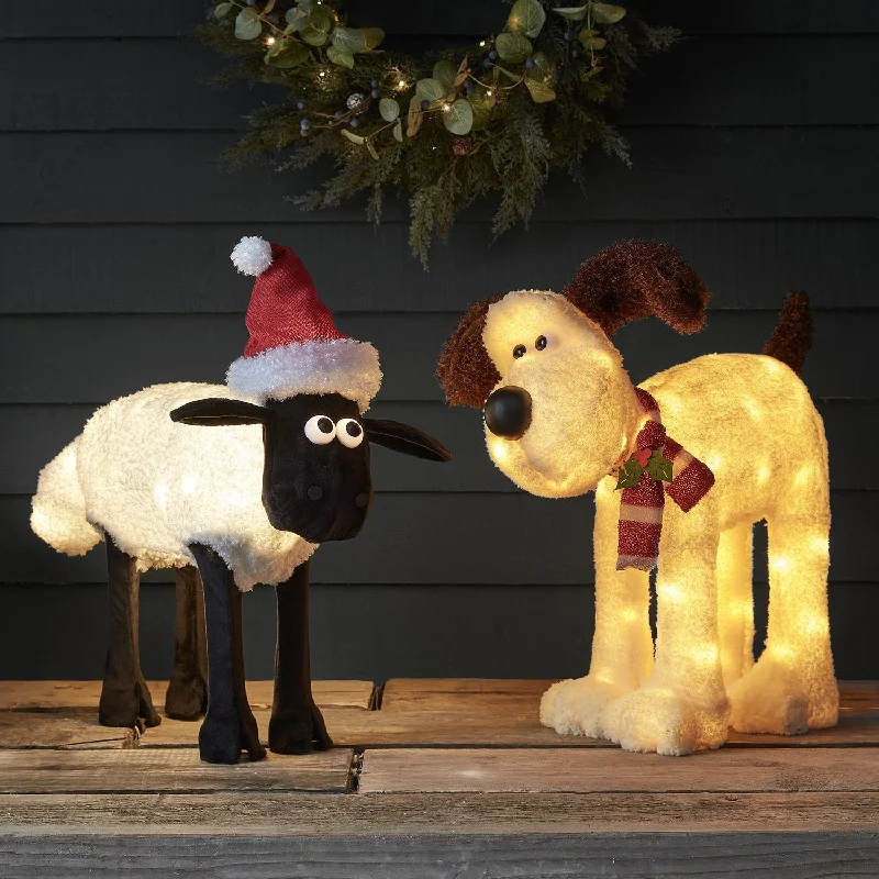 Shaun the Sheep™ & Gromit™ Christmas Figures