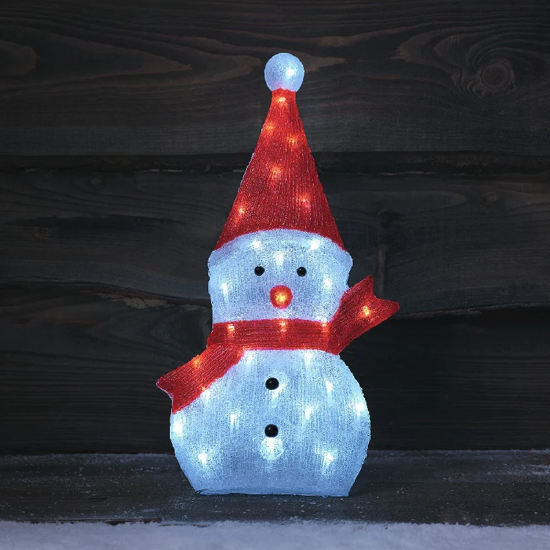 51cm Snowman LED 2D Acrylic Figure
