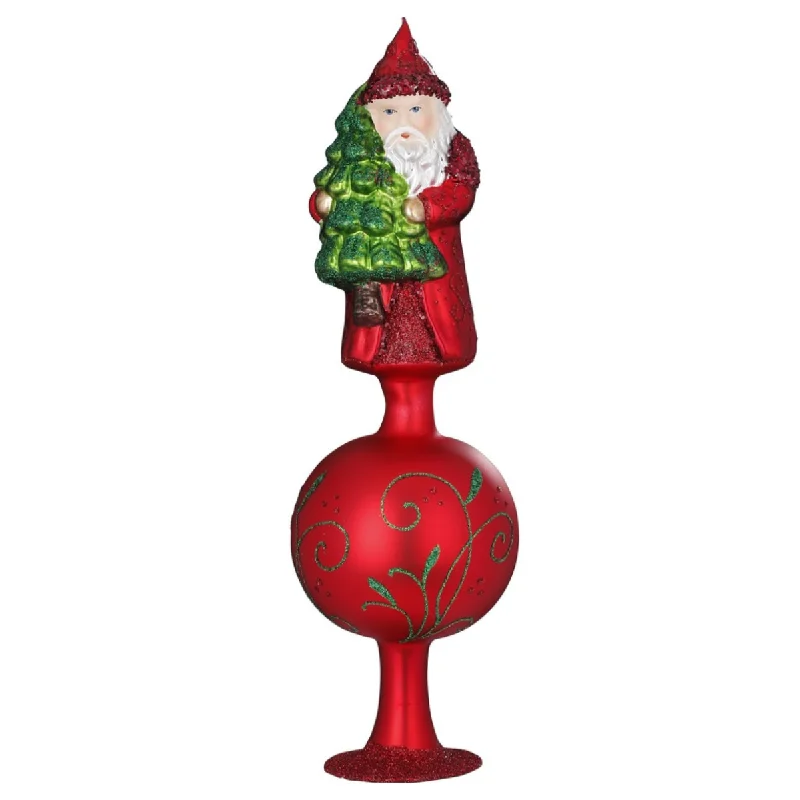 Nikolaus Prepares Tree Topper by Inge Glas of Germany